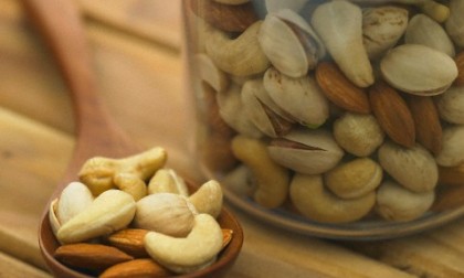 Nuts with container